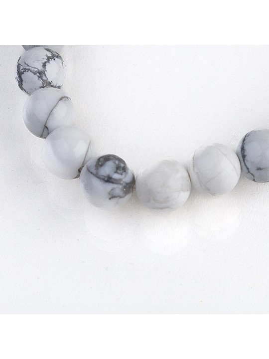 Bracciale Howlite: Equilibrio e Pace Interiore