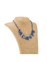 Collana chips di sodalite blu | Pietra naturale