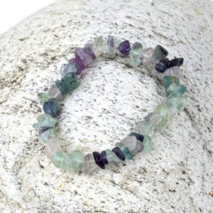 Armband 'Chips' aus Fluorit