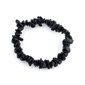 Armband aus schwarzem Achat (Onyx)