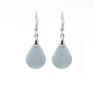 Ohrringe aus blauem Opal