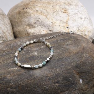 Armband aus Amazonit - verschiedene Formen
