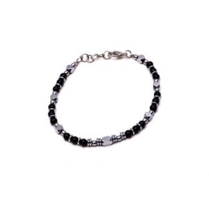 Armband aus schwarzem Obsidian
