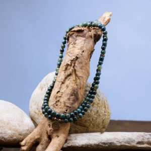 Japa Mala aus Moosachat