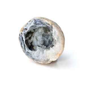 Agatgeode mit Kristall und/oder Calcit