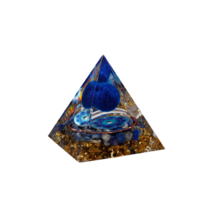 Orgonit-Pyramide mit Lapislazuli