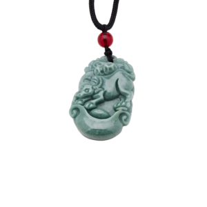 Chinesische Tierkreis-Anhänger aus Nephritjade