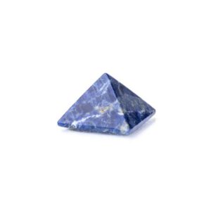 Blaue Sodalith-Pyramide