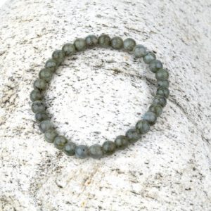 Armband aus weißem Labradorit