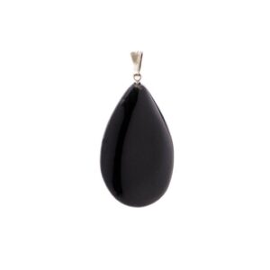 Anhänger aus schwarzem Obsidian