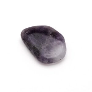 Flache polierte Amethyst